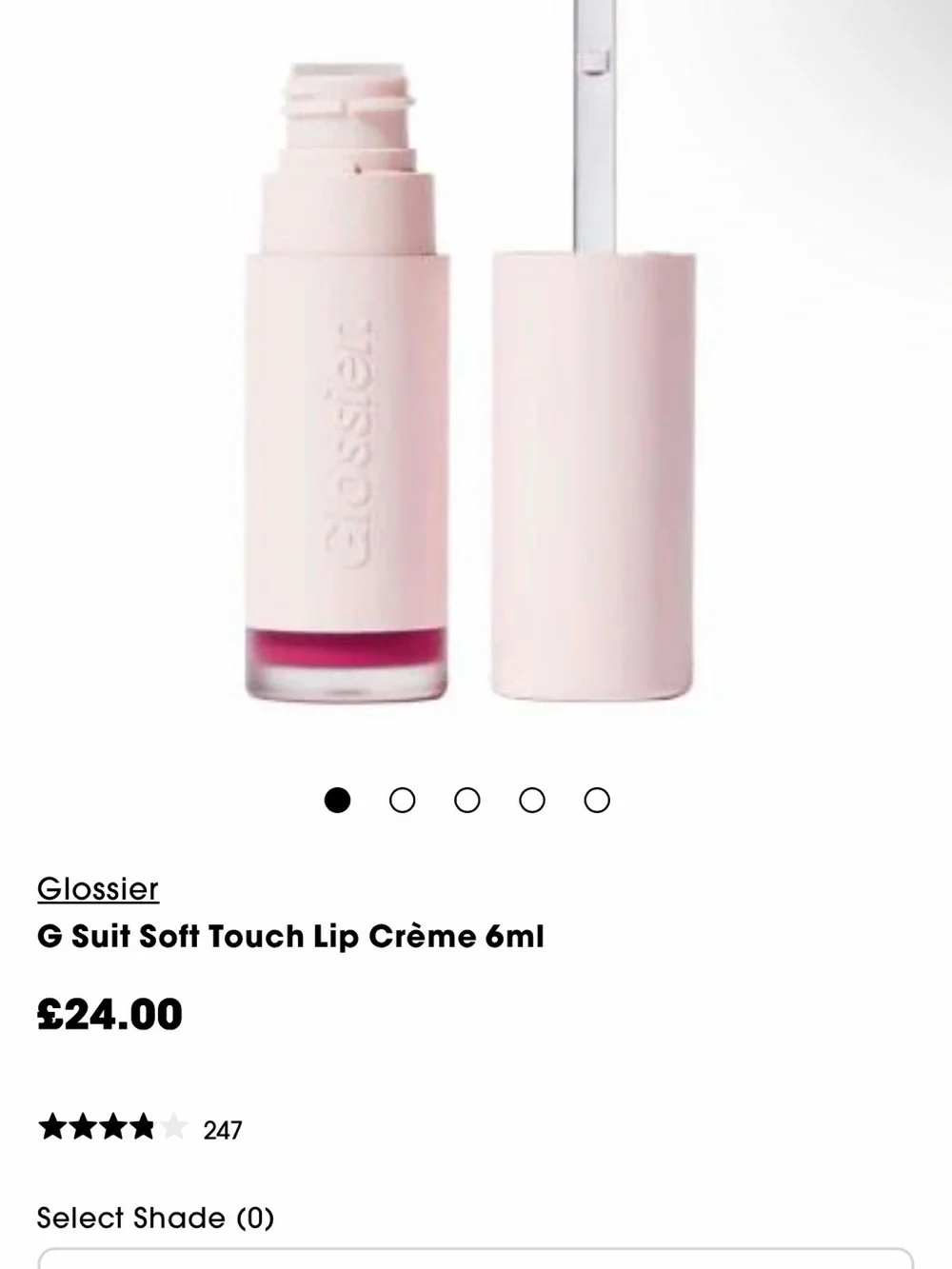 Glossier Lip Balm Tint Trio — Tempo, Strike, Flip